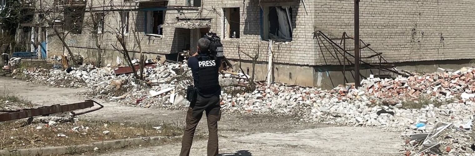 Journalist deployed to a war zone after attending our Hostile Environment Awareness Training HEAT